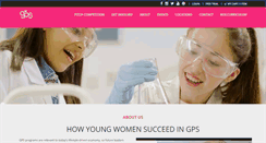 Desktop Screenshot of girlspursuingscience.com